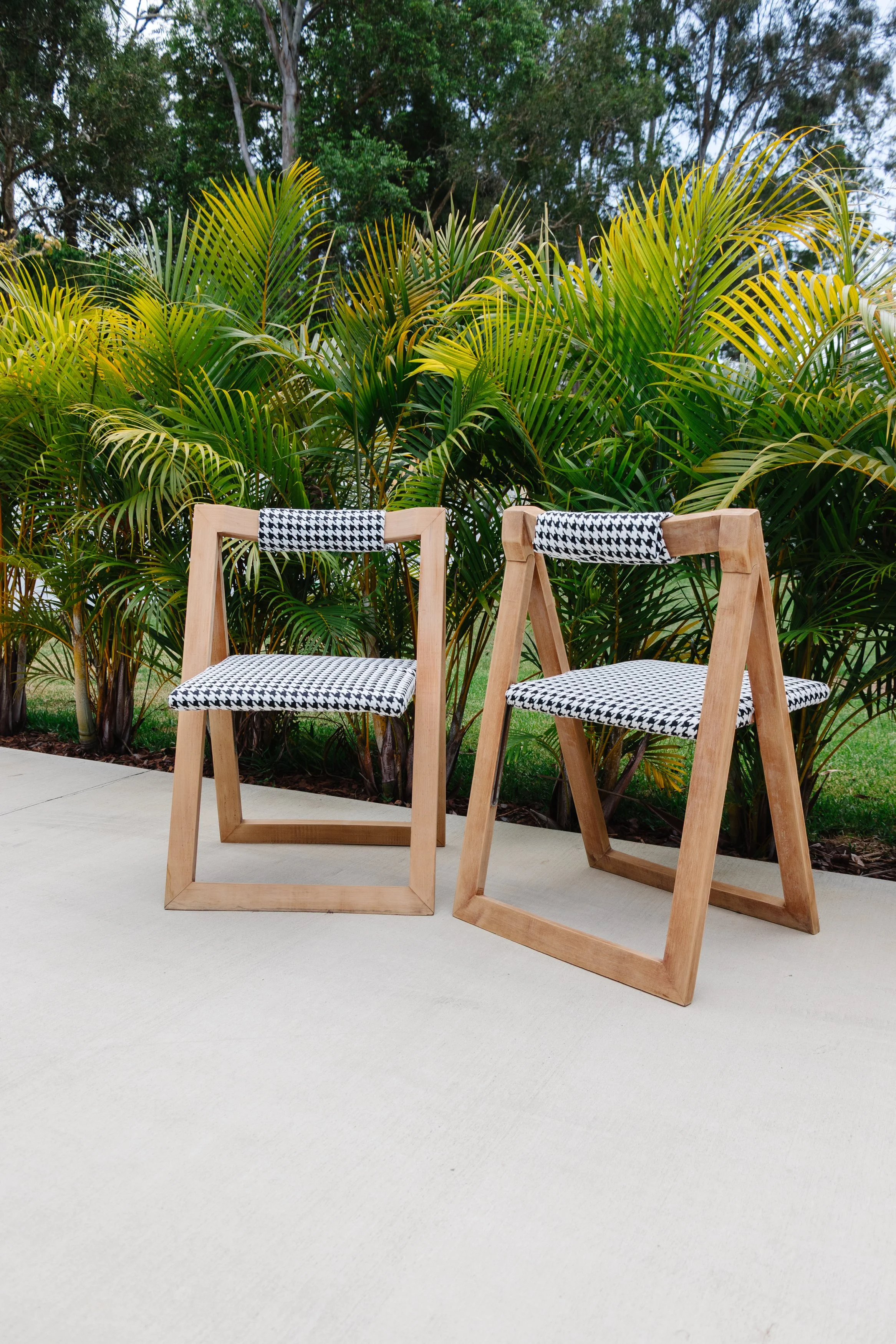 Upcycled Upholstered Outdoor Chairs — Jaharn