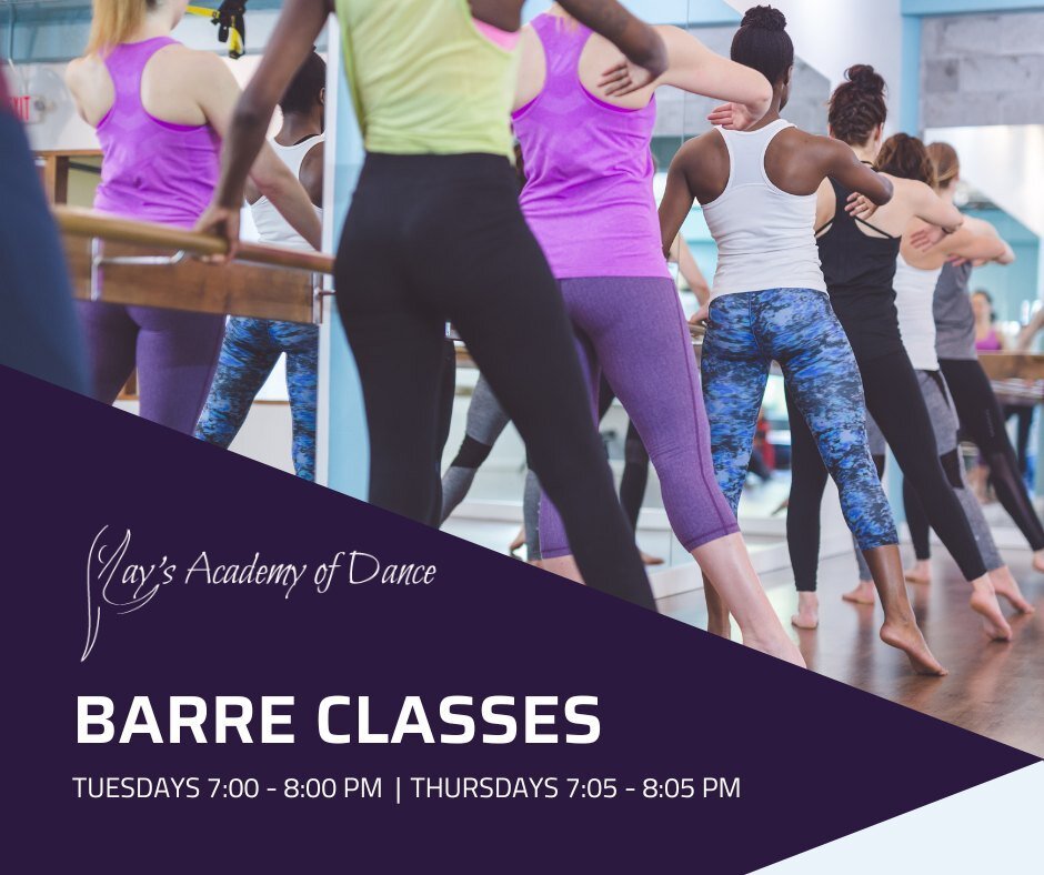 Join us for our weekly barre class!  Perfect for all fitness levels, it's a workout that will leave you feeling strong and empowered! 💪✨
👉 Drop-ins are welcome, so grab your friends and come join in on the fun! Classes are only $11. Don't forget to