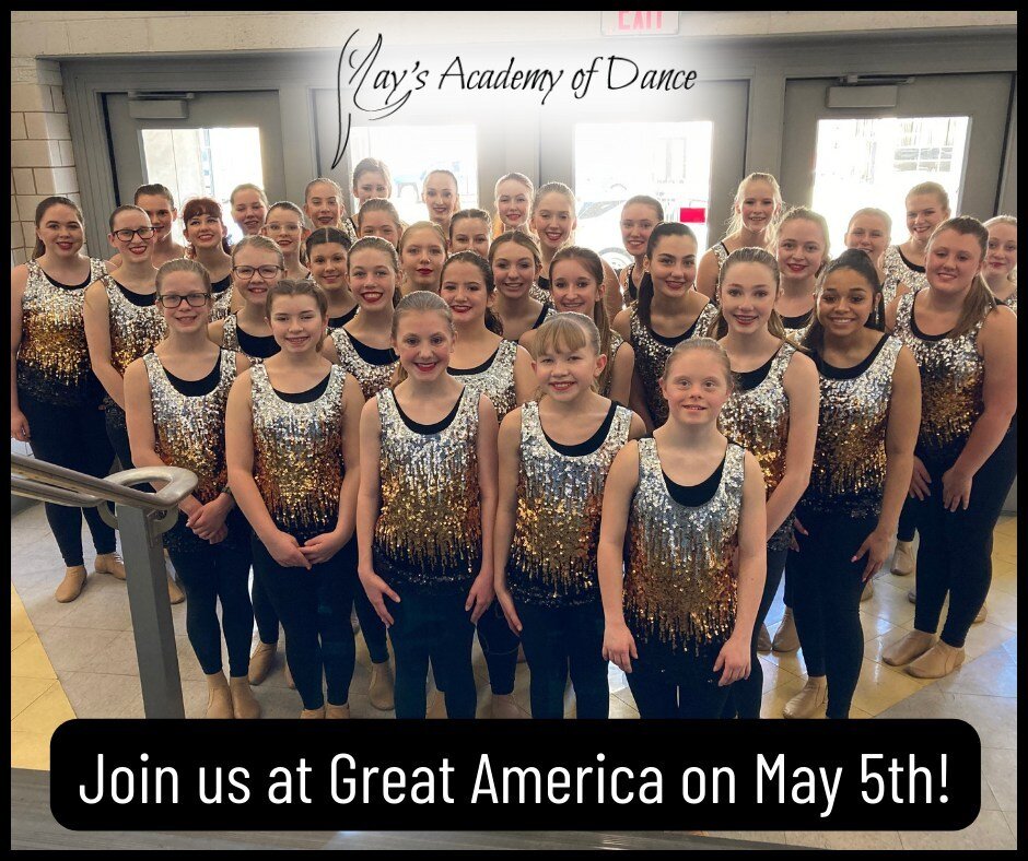✨Kay&rsquo;s Academy of Dance is home to Dancers in Motion, which is a traveling dance company. On May 5th our Dancers in Motion AND Kids in Motion will be performing at the 2024 Dance Fest at Six Flags Great America. 🎢
We hope you can join in on th