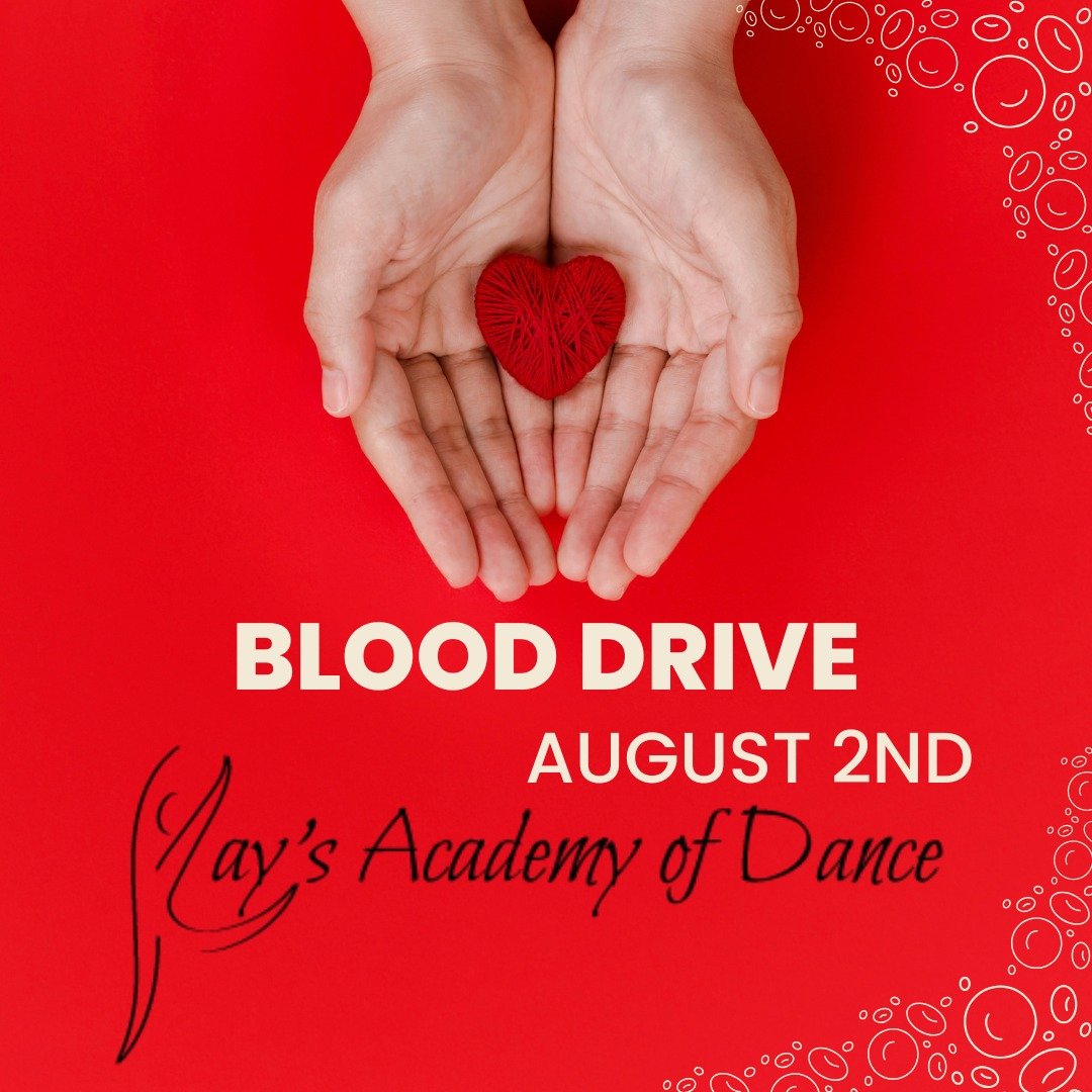 🩸 Blood Drive for Mary &ndash; August 2nd 🩸
Our sweet dance student Mary, age 9, has been bravely fighting Leukemia for 17 months. To support her and others in need, we're hosting a blood drive in her honor on Saturday, August 2nd at the studio.
Ma