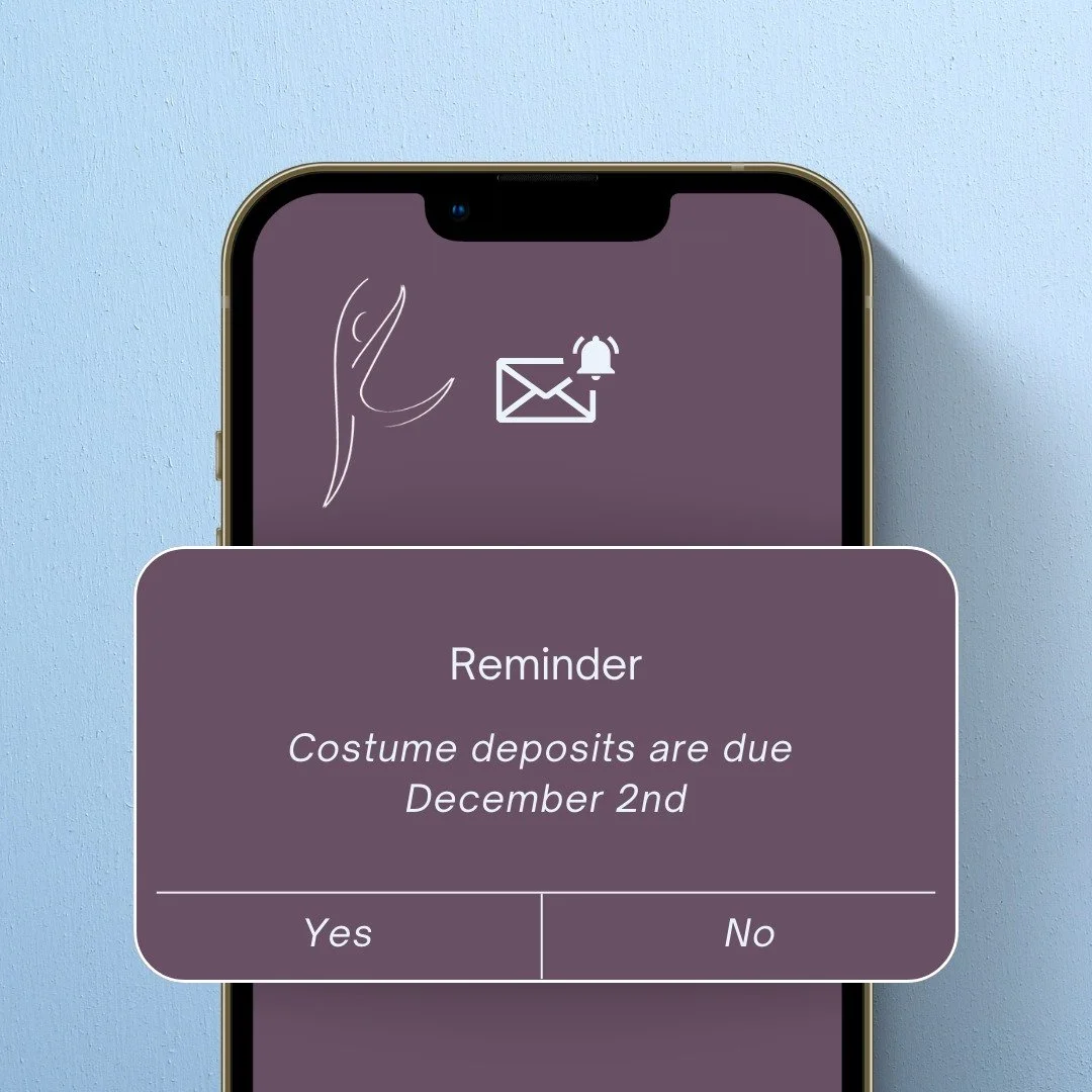 We hope everyone is excited about their recital costumes! Just a friendly reminder that costume deposits are due tomorrow, December 2nd. 😊
#dance #DANCER #dancelife #itsadancething #Idancebecause