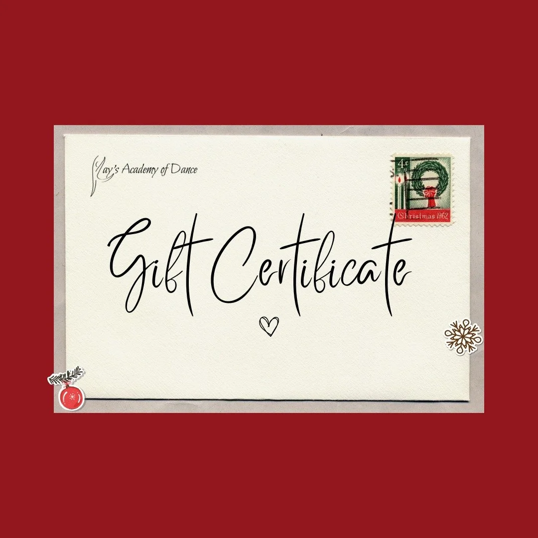 🎁✨ Searching for the perfect gift for your dancer? Look no further! Kay's Academy of Dance gift certificates are available to purchase. 🎄✨ Wrap up the joy of dance this Christmas!
Purchase your gift certificate online: https://loom.ly/Jh9jE5g

#per
