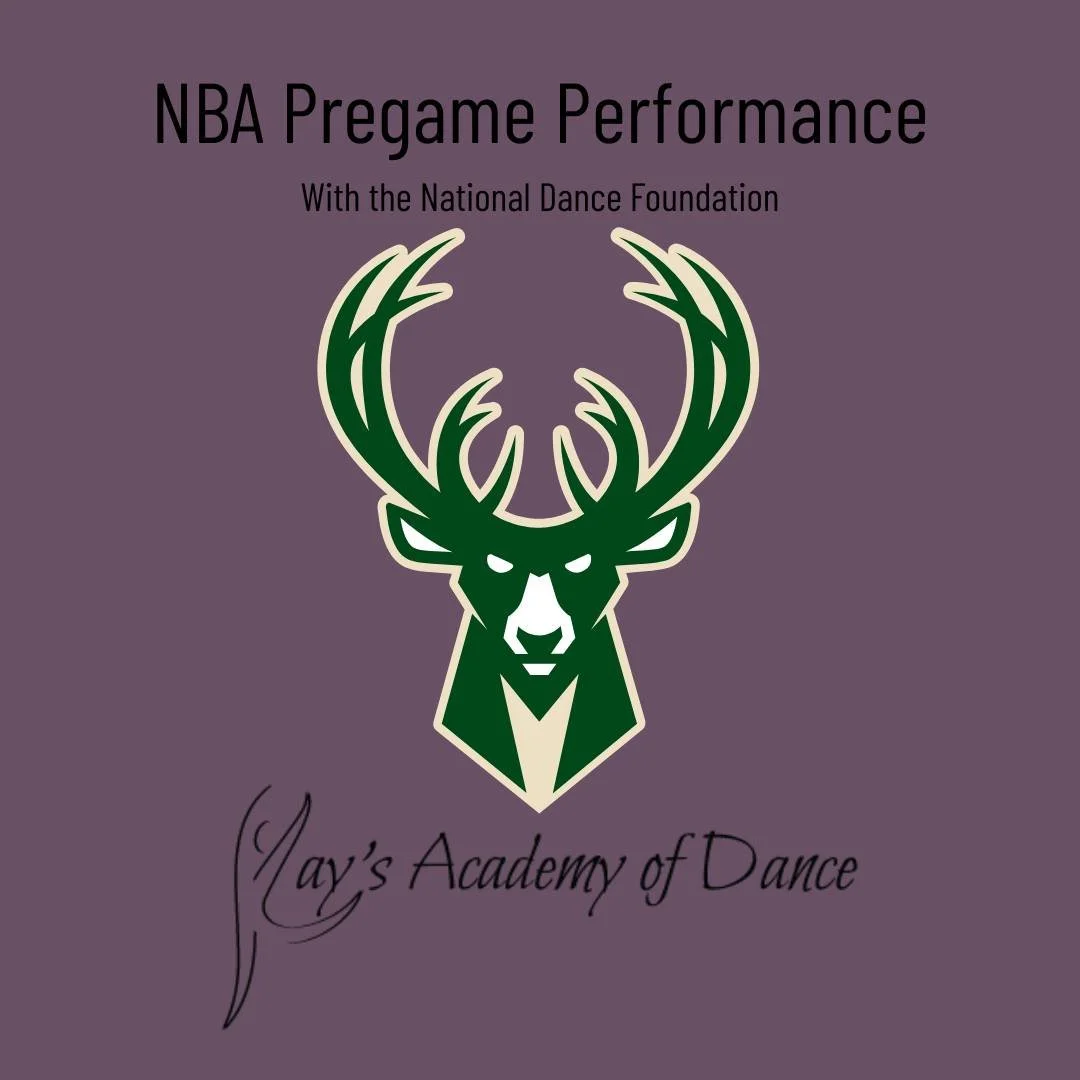Sunday, January 25th, our studio will participate in the Milwaukee Bucks pregame performance with the National Dance Foundation.  We are thrilled to share our passion for dance with other local studios. 🏀
 #dance #DANCER #dancelife #itsadancething #