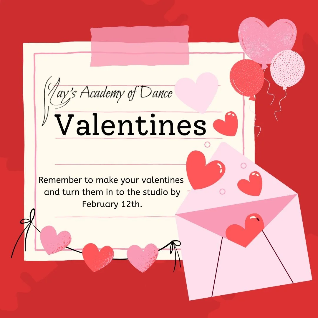 ❤️ Valentine's Day is approaching swiftly! 💌 If you're joining in making valentines for the community, kindly deliver them to the studio by February 12th. Your participation is greatly appreciated! Thank you!
#valentines #forthecommunity #dance #DAN