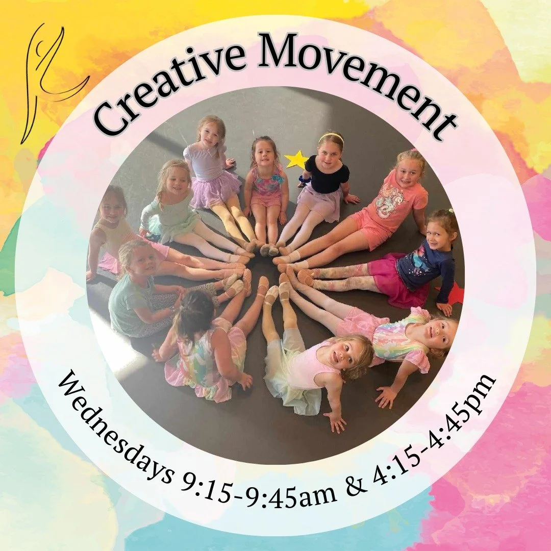 Ready to get your little one moving this spring? 🌸
Our Creative Movement class is a fun introduction to dance where young dancers explore music, movement, and creativity in a joyful environment! 🩰✨
 #dance #DANCER #dancelife #itsadancething #Idance