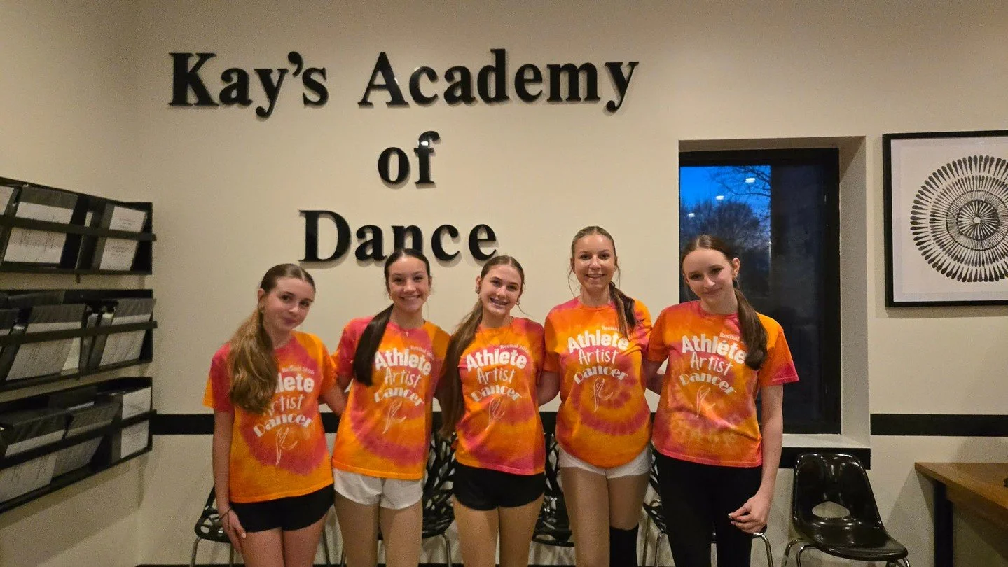 👕✨ Don't miss out on your chance to rock the official 2026 "Athlete. Artist. Dancer." recital t-shirt! 🌟 Swing by the studio today to purchase! #recitalready #2026recital #dance #DANCER #dancelife #itsadancething #Idancebecause