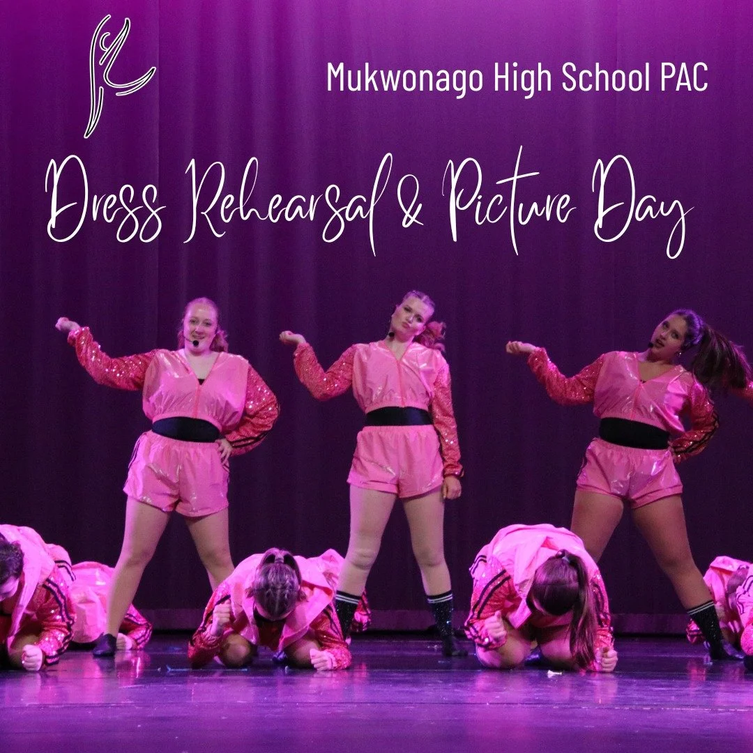 📷 Smile, dancers! It's finally here! Today is our Recital Dress Rehearsal &amp; Group Picture Day! 📸✨
We'll see you all today at the Mukwonago High School PAC!
Dress rehearsal schedule here: https://loom.ly/oEVAIBo
#dressrehearsal #pictureday #danc