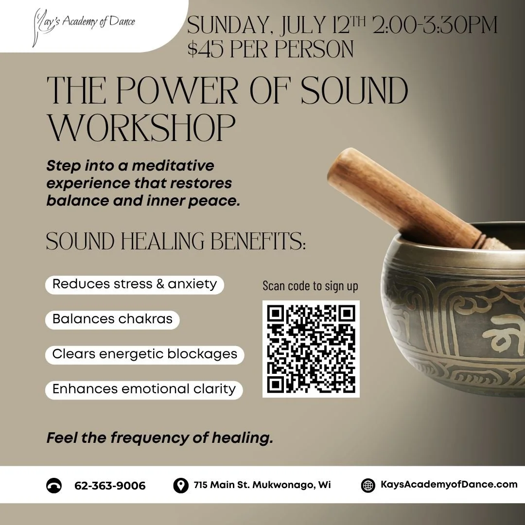 ✨ The Power of Sound ✨
Hosted by High Vibes MKE
🗓 Sunday, July 12th
⏰ 2:00&ndash;3:30 PM
💲 $45 per ticket
Step into a deeply immersive healing experience where sound, energy, and intention come together to restore balance within your body, mind, an