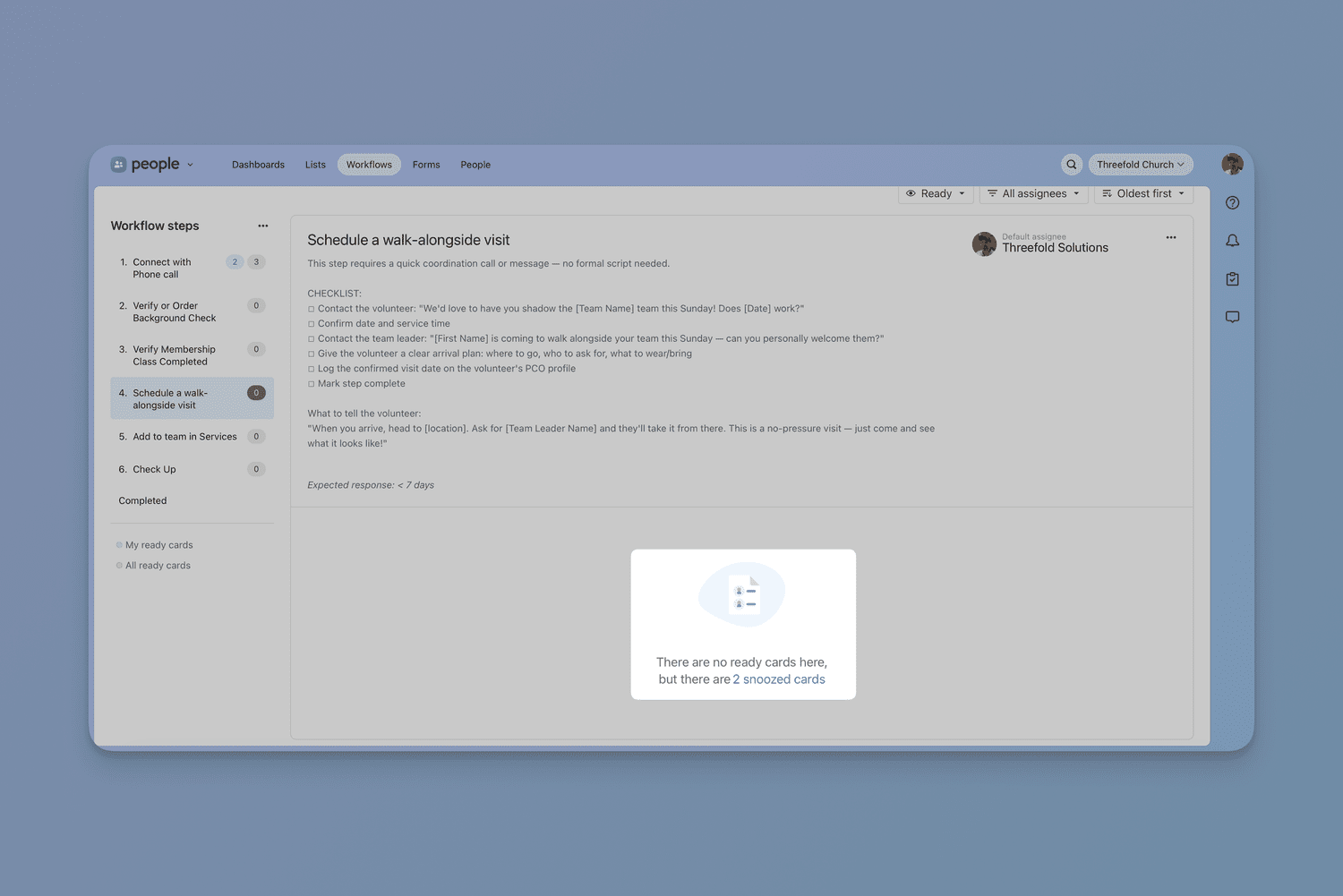 Planning Center People Workflows: New Features and Interface Updates