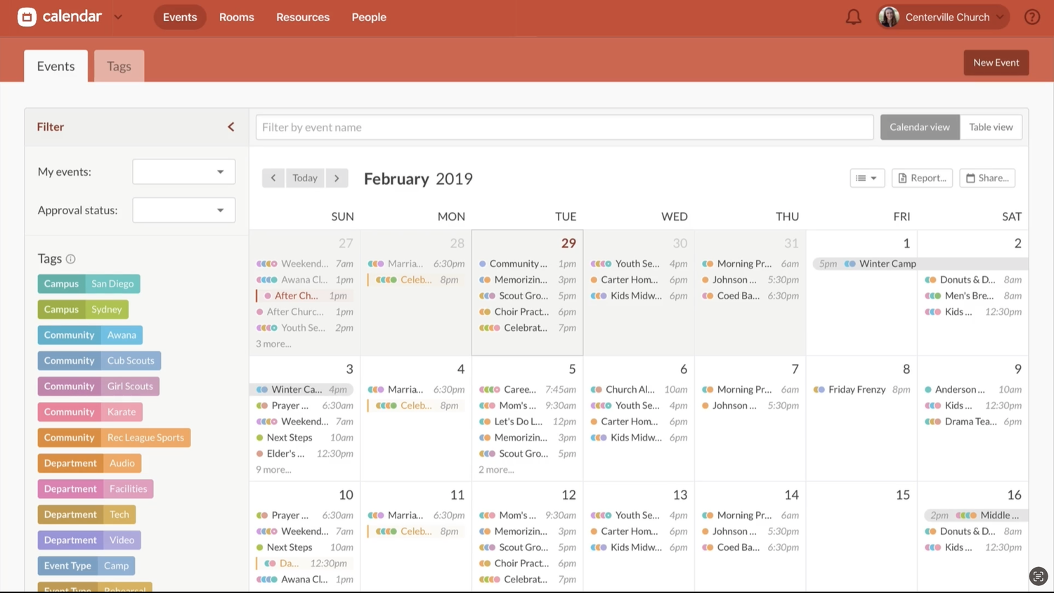 Online Church Calendar Solutions Planning Center Calendar