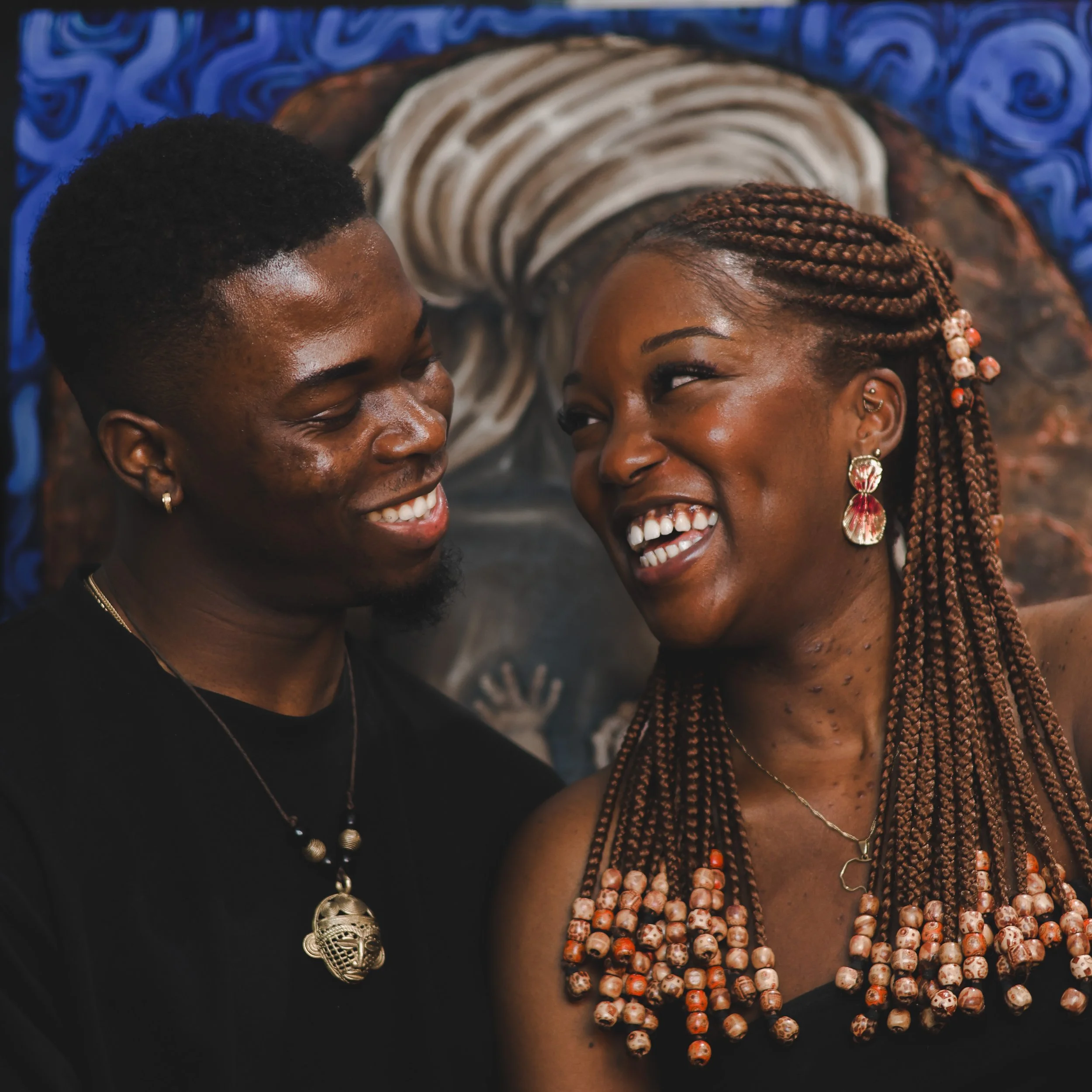 Adwoah and Solomon, the artists, storytellers, and creators behind Adeche Atelier