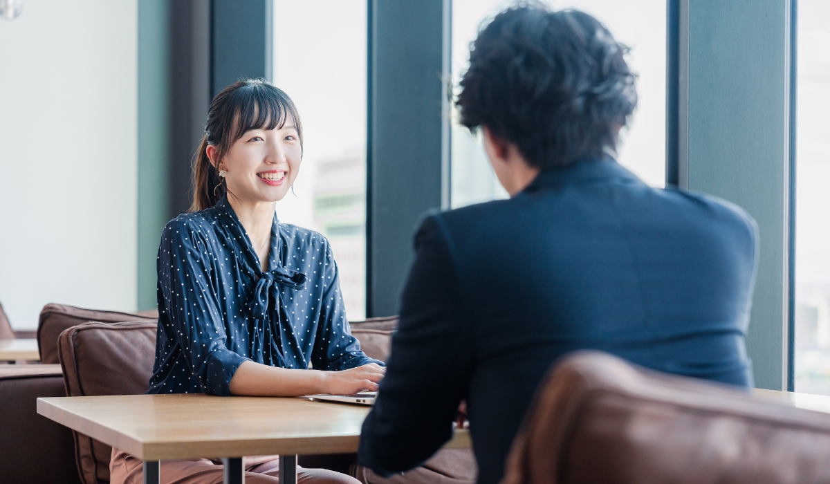 New manager having an open, transparent conversation with a former peer now on their team