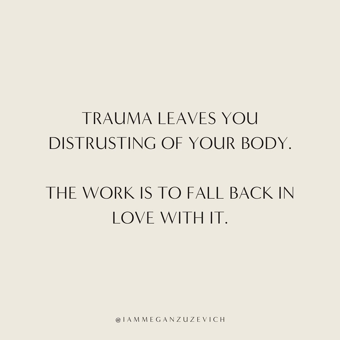 Trauma here is defined as any negative life event because of the spectrum that it resides on.

For me, medical trauma at a very young age left me feeling my body was broken and fragile. 

For others, this could look like emotional abuse, neglect, sex
