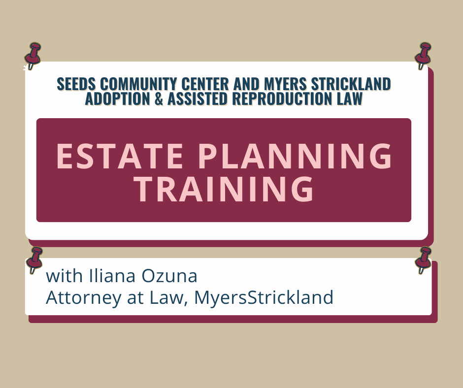 Kinship Dinner: Estate Planning Training