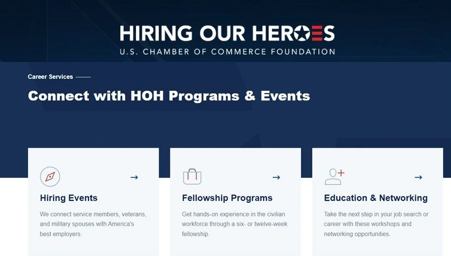 Hiring Our Heroes is a transition assistance program that connects servicemembers with businesses in a variety of ways. Many programs can lead directly to jobs. Some provide certification in skills that look great on resumes. Other provide practical