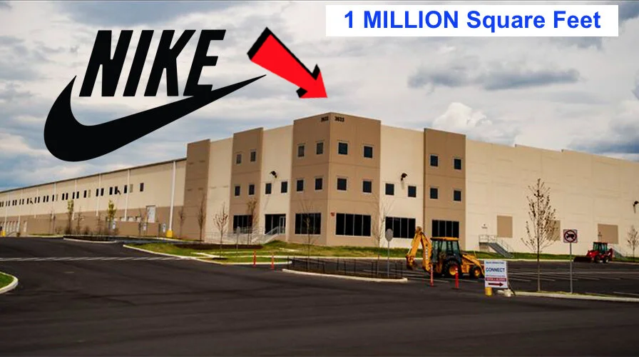 Nike Moves To Lehigh Valley To Open 1MM SF Warehouse In Pennsylvania.