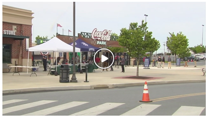 Lehigh Valley IronPigs team up with Allentown Health Bureau to help vaccinate residents