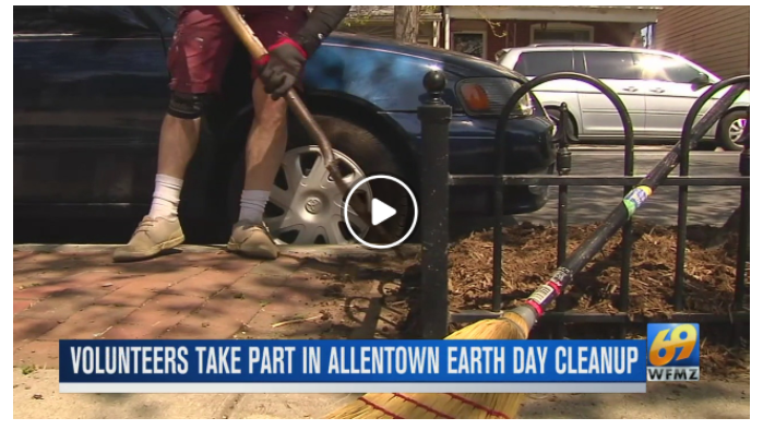 Volunteers take part in Allentown Earth Day cleanup