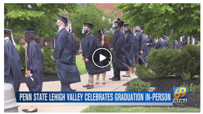 In-person graduation ceremony held for Penn State Lehigh Valley graduates