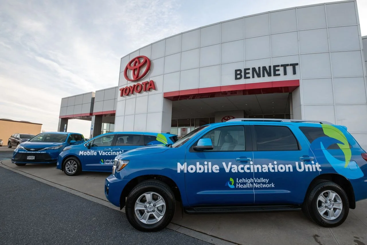 Lehigh Valley Health Network unveils new fleet of mobile COVID vaccination vehicles