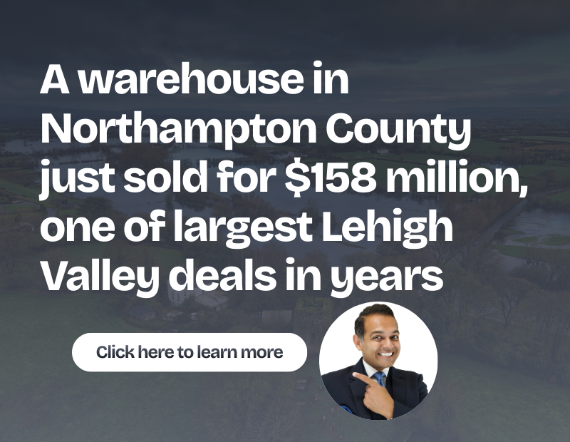 A warehouse in Northampton County just sold for $158 million, one of largest Lehigh Valley deals in years