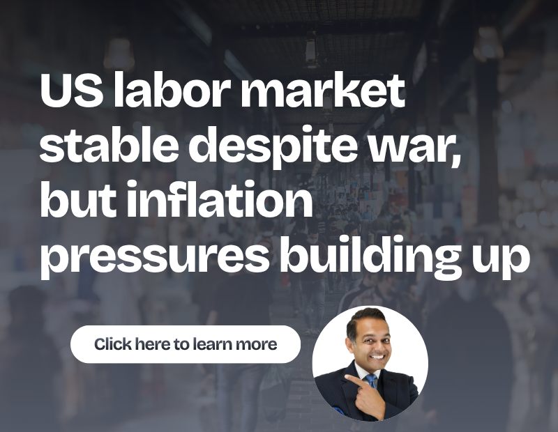 US labor market stable despite war, but inflation pressures building up
