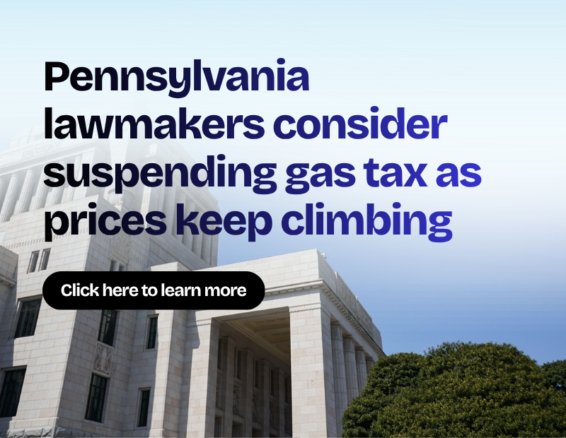 Pennsylvania lawmakers consider suspending gas tax as prices keep climbing