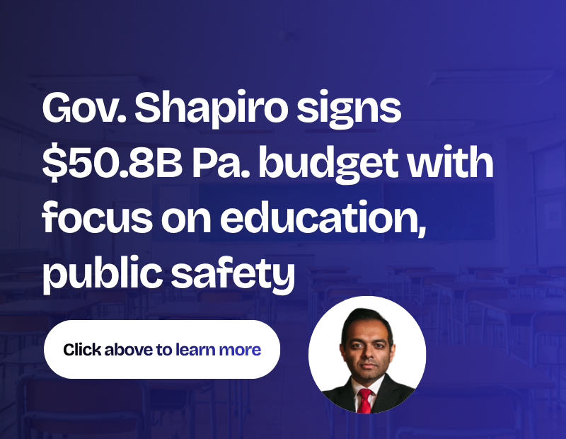 Gov. Shapiro signs $50.8B Pa. budget with focus on education, public safety