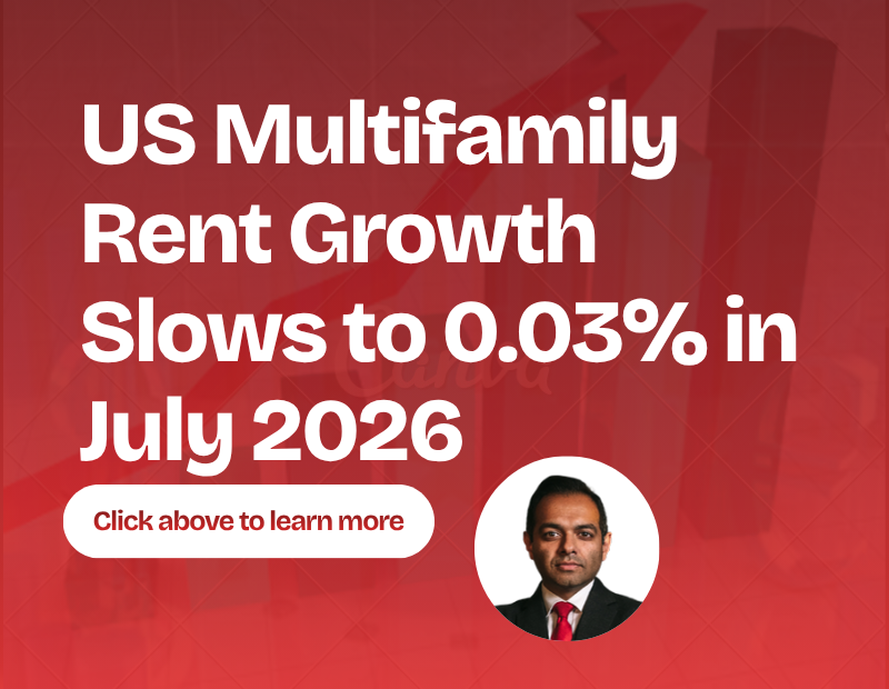 US Multifamily Rent Growth Slows to 0.03% in July 2026