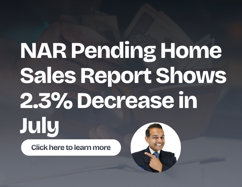 NAR Pending Home Sales Report Shows 2.3% Decrease in July