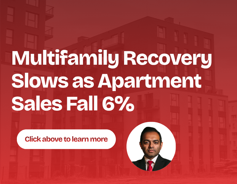 Multifamily Recovery Slows as Apartment Sales Fall 6%