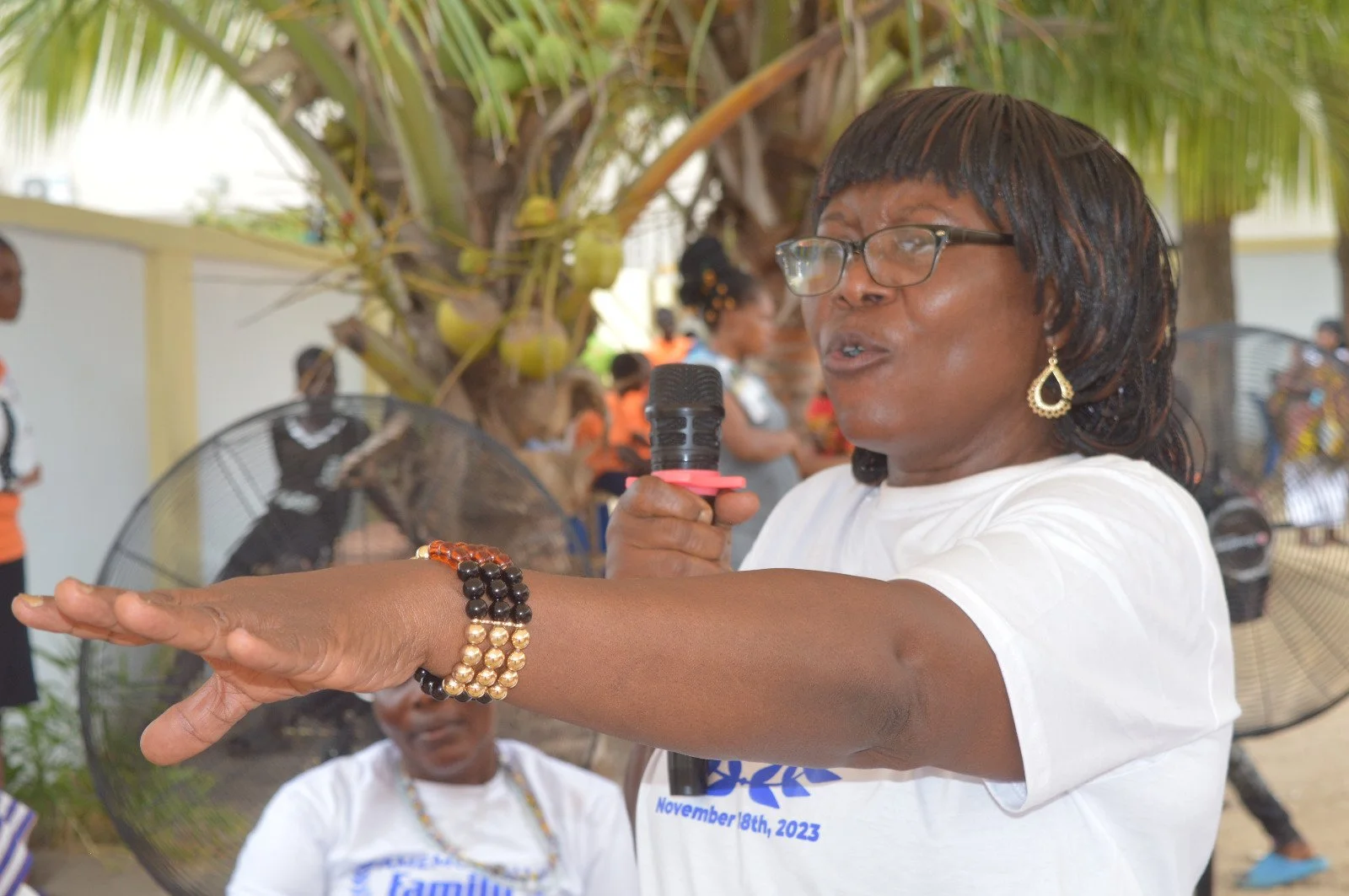 Dr. Joy at the November 18 celebration.