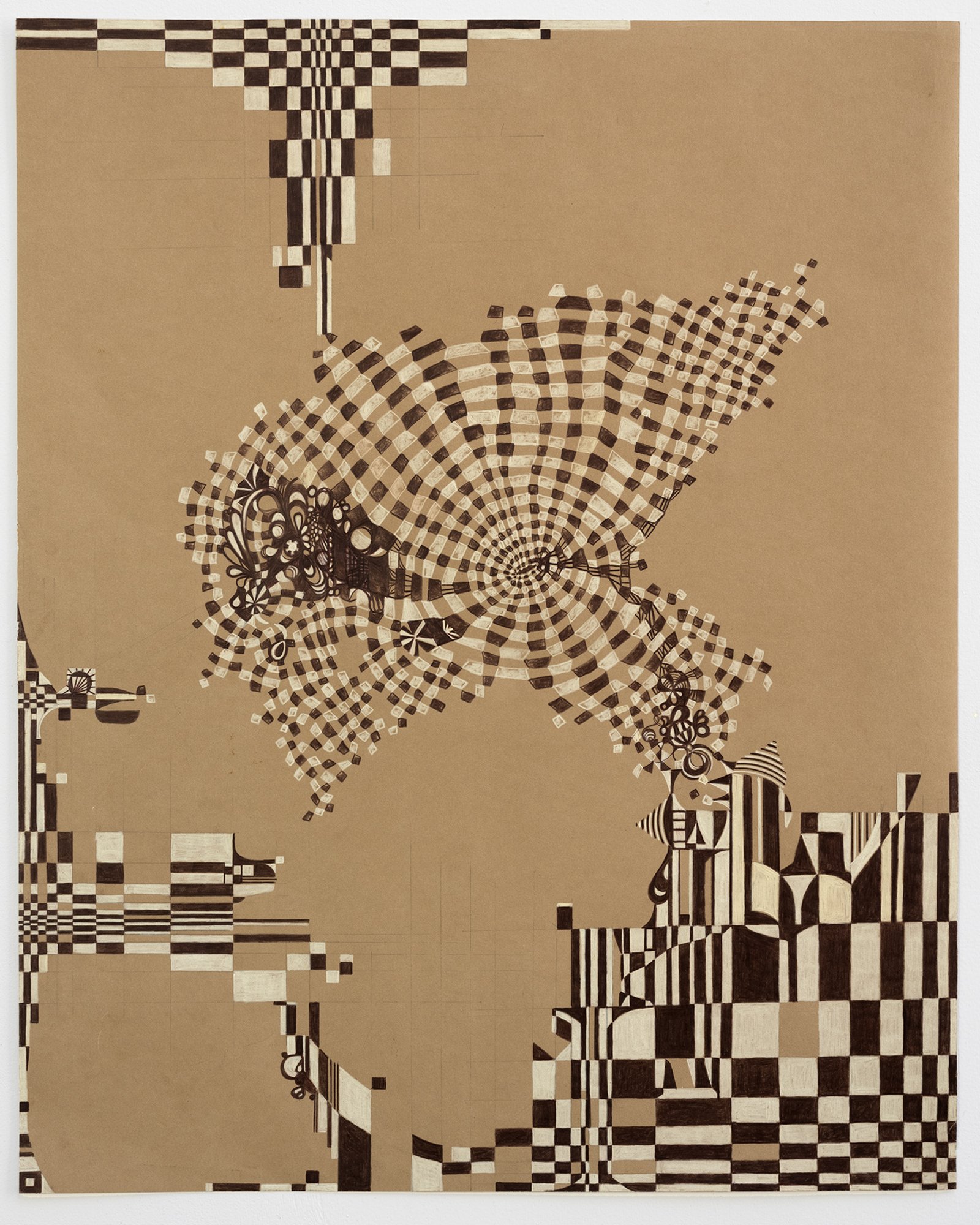  20 × 27.5 inches  colored pencil and graphite 