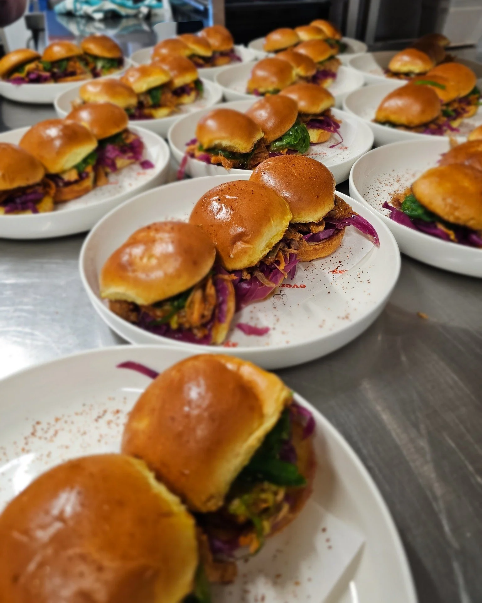 thanks to everyone who joined us for supper club! 
a fun saturday night, with a delicious 3-course dinner.

there's something special coming for the next supper club,
an end of year celebration maybe?

to start &mdash; bbq pulled pork slider with dil