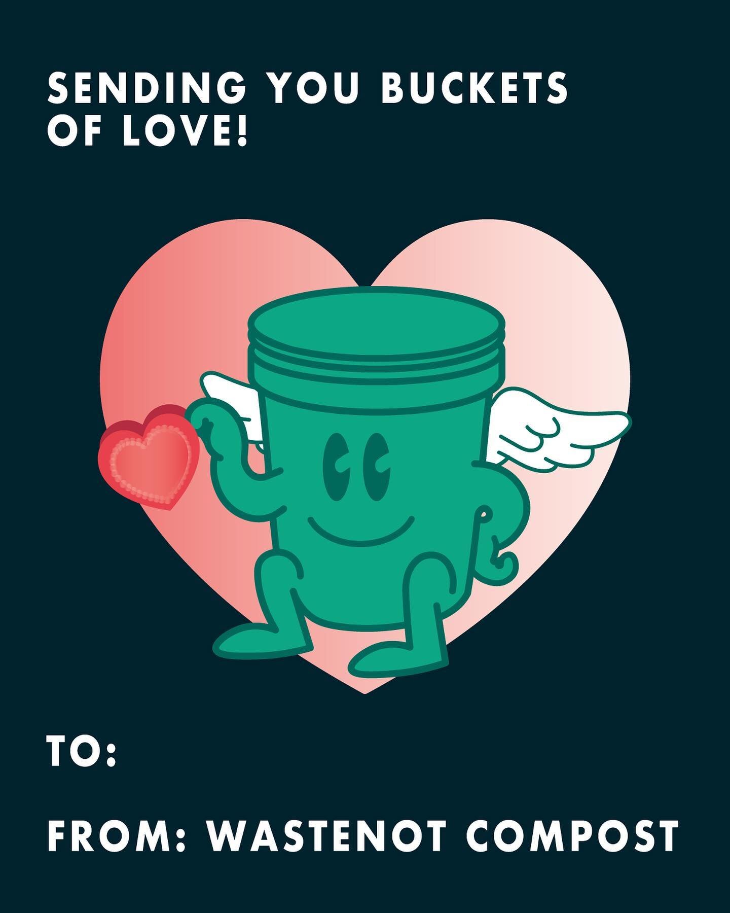 Happy Valentine&rsquo;s Day to all of our love buckets 🪣❤️🥰💕