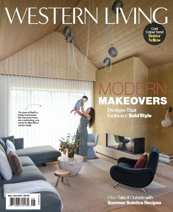 Western Living, "Before & After," May/June 2025, Cover Story