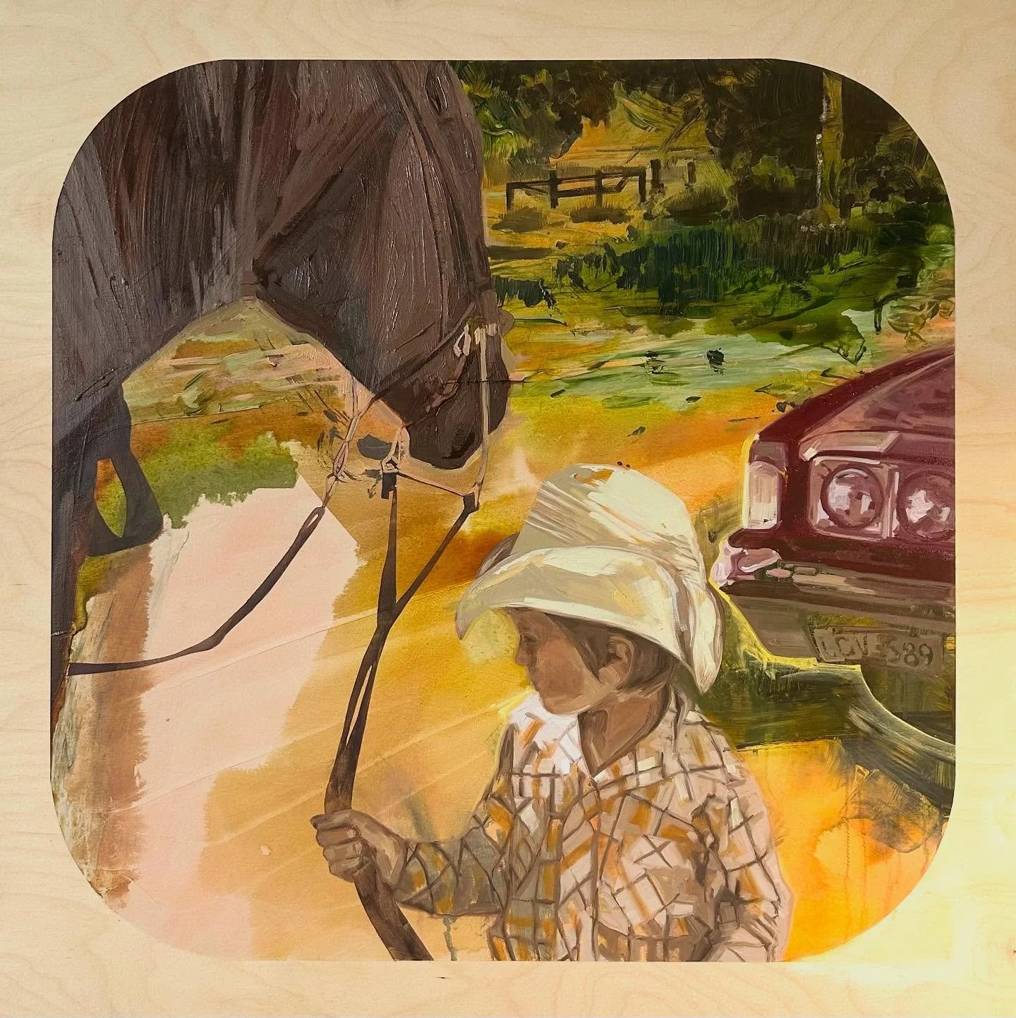 New Painting π§‘
From the current series I’m working on….themes of memory, childhood, and home.
24” x 24”
Oil on panel