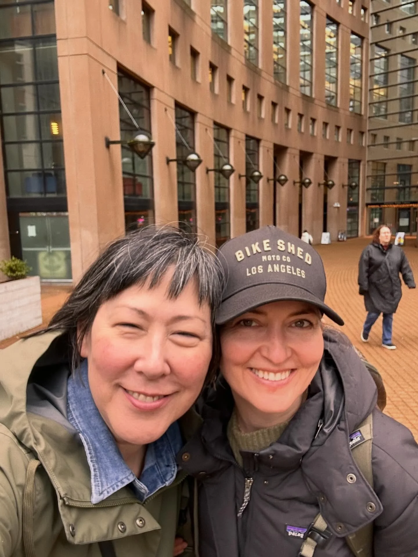 My bestie took to Vancouver for a birthday weekend! How lucky am I!
&bull; saw great art at @vanartgallery : super joyful colour from Jim Lambie, incredible masks by @beaudickart
&bull; the most beautiful mosaic work by Lyse Lemieux
&bull; consumed m