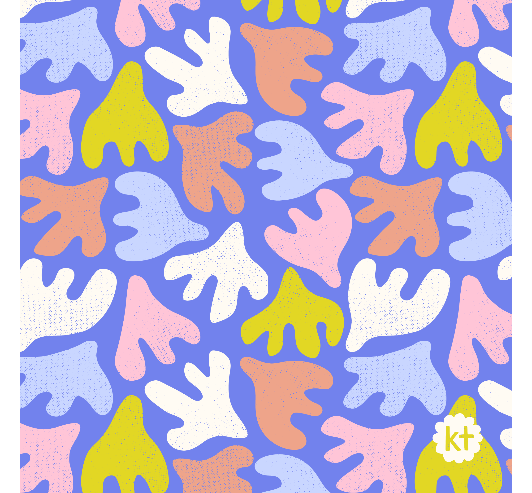 Colorful meadow pattern
