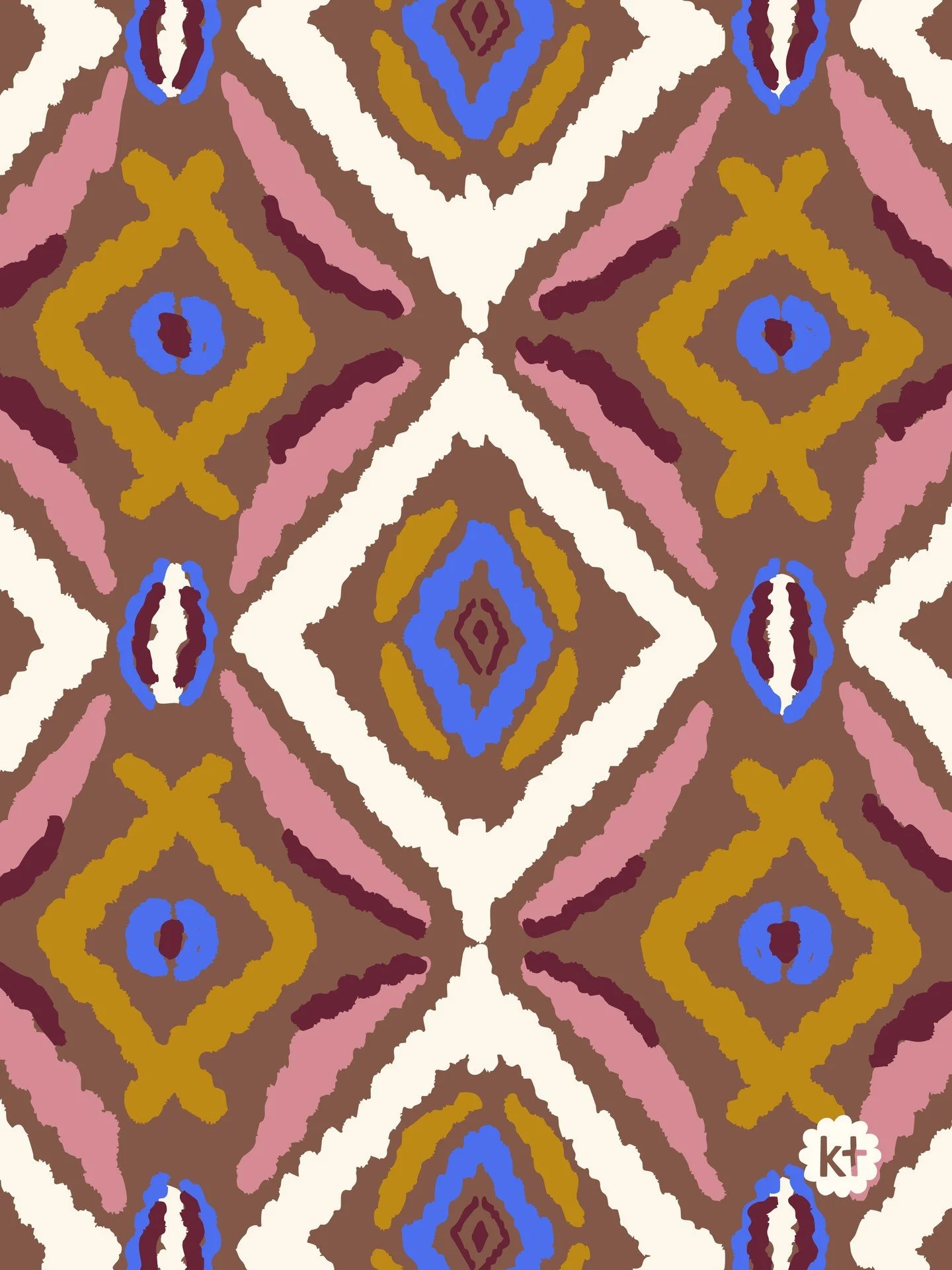 Ikat feels like a perfect example of how we prize human hands in art and craft. The sketchy blurry lines we associate and prize with ikat are actually the result of the fact that it&rsquo;s difficult to weave single dyed strands perfectly. Unlike man