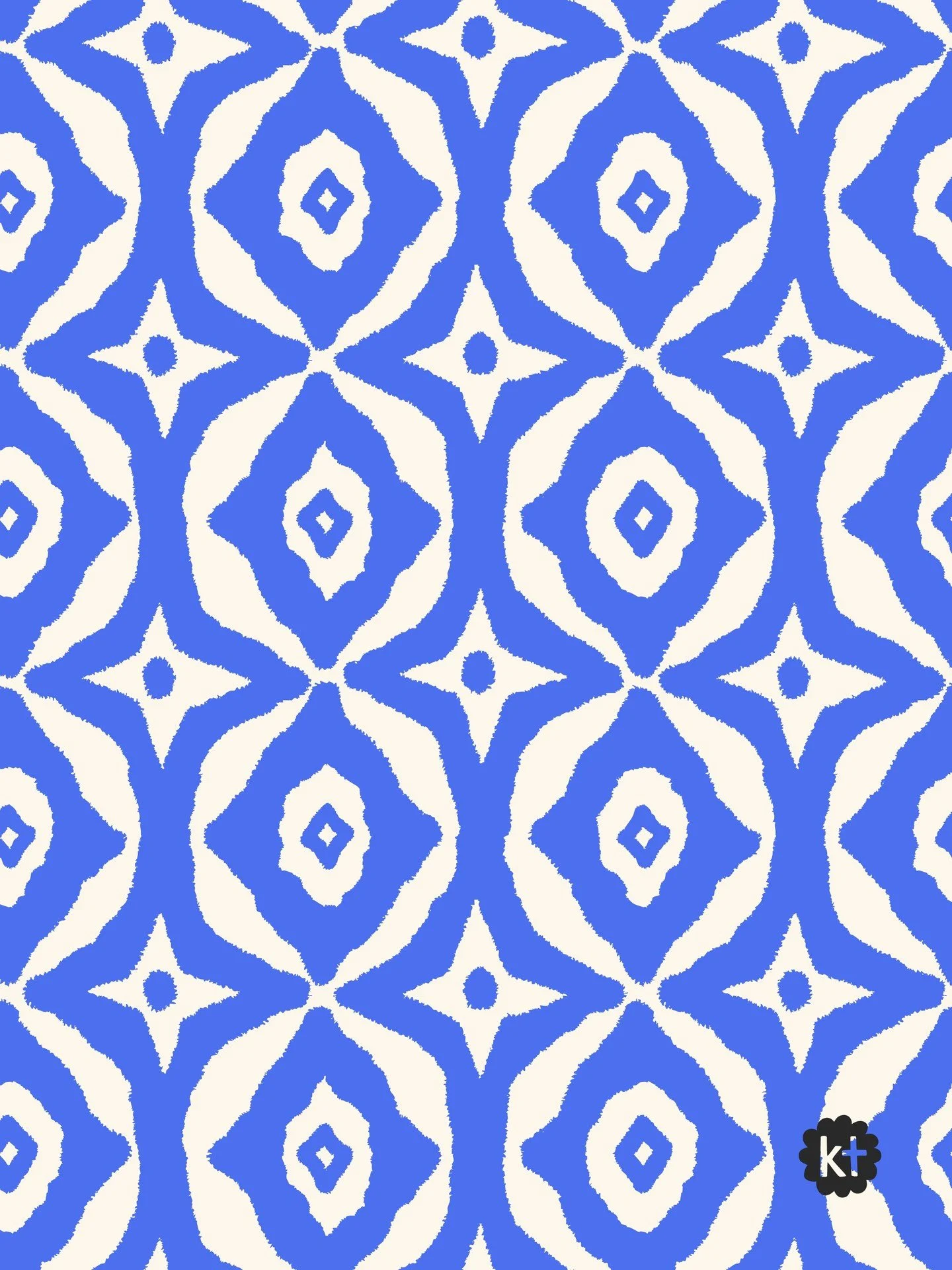 Ikat, simplified. Which colour would you go with?

Find this ikat wallpaper as part of my Bohemian Maximalism collection in my @spoonflower shop by searching:
Cobalt: 21209970
Green: 21209966
Mauve: 21209967
Navy: 20489403
Terracotta: 21209968
Mustar