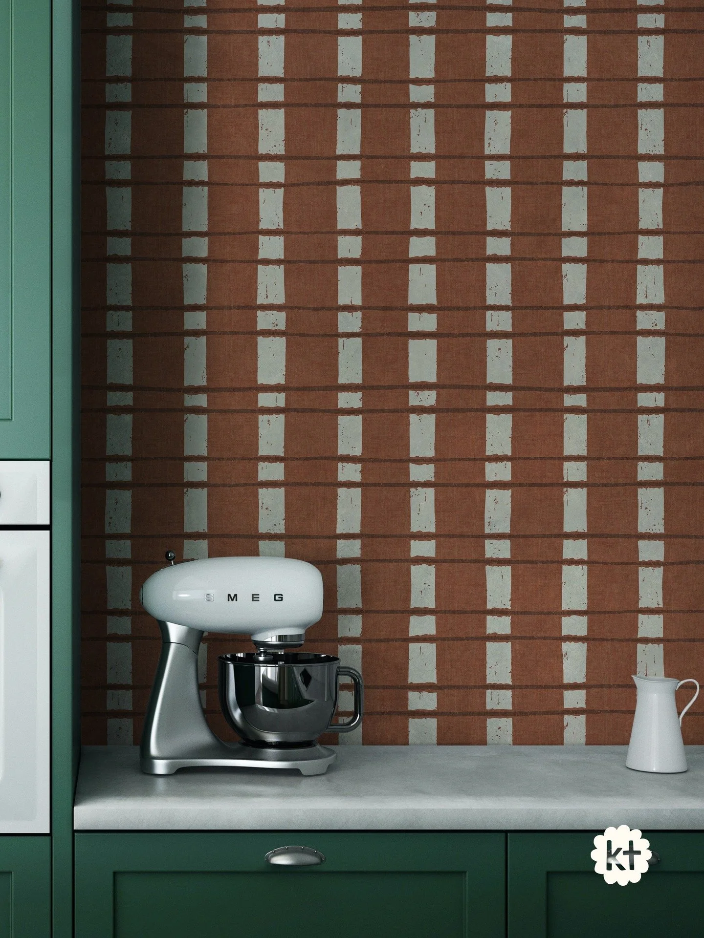 A plaid inspired weave to wrap up my Bohemian Maximalism pattern collection. I love the simplicity and texture in this design which make it a perfect backdrop for a layered maximalist space. Are you planning any boho or maximalist touches for your ho