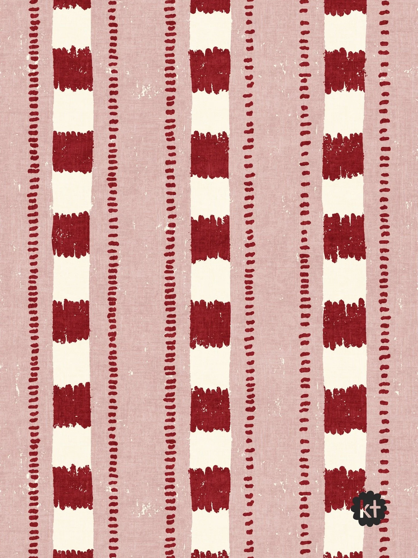 This stripe design is amazing as textural wallpaper but I might love it even more for upholstered furniture like a bench or ottoman, maybe a breakfast nook banquette?

We're taking a little detour here to share designs in real time for #blenderbonanz