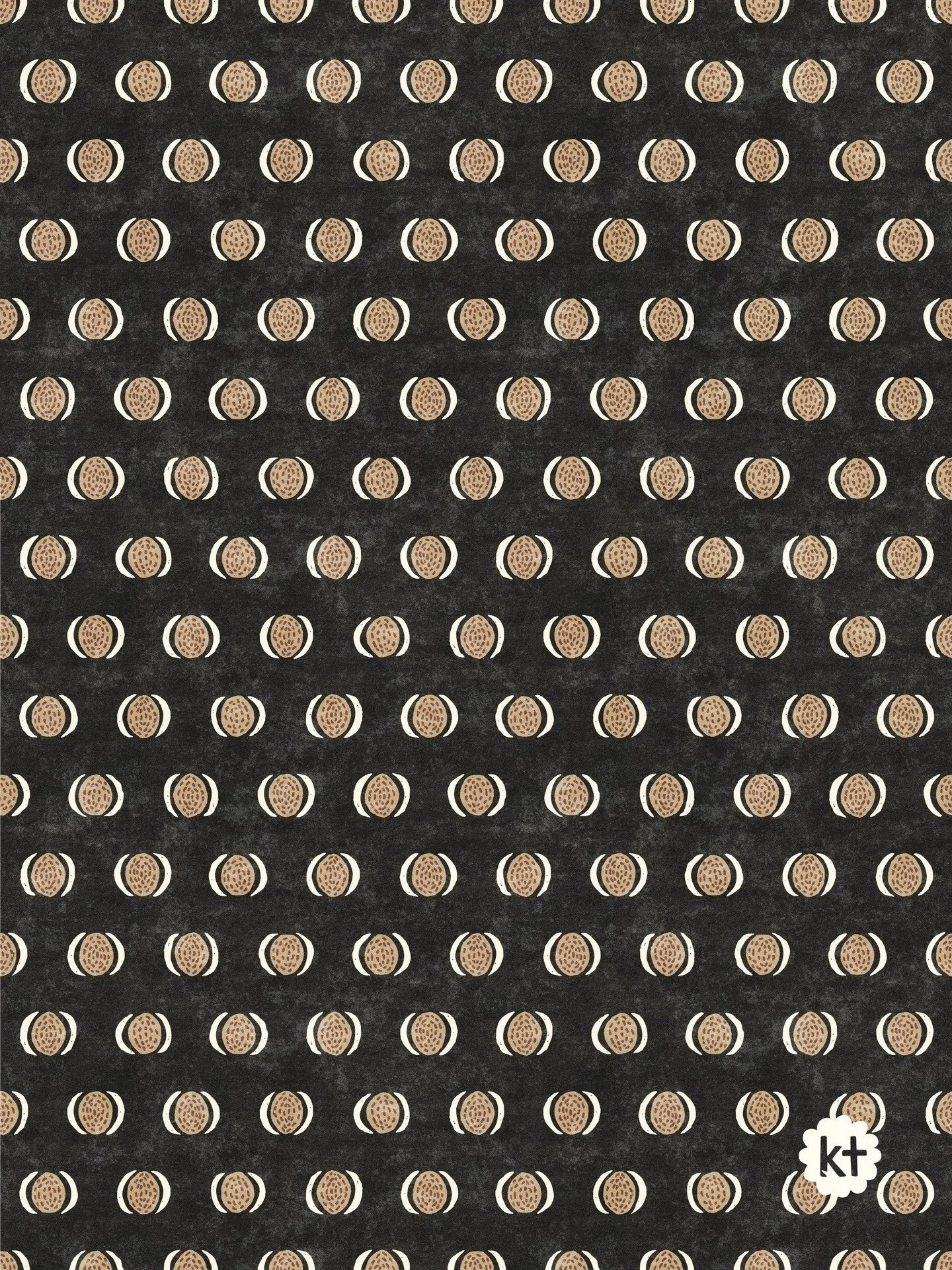 Lately I've been intrigued by the idea of micro patterns. Mini scale designs that from a distance give the impression of subtle texture but up close you can see the detail in the specific shapes. In this one the oval shapes have tiny stitches and hal