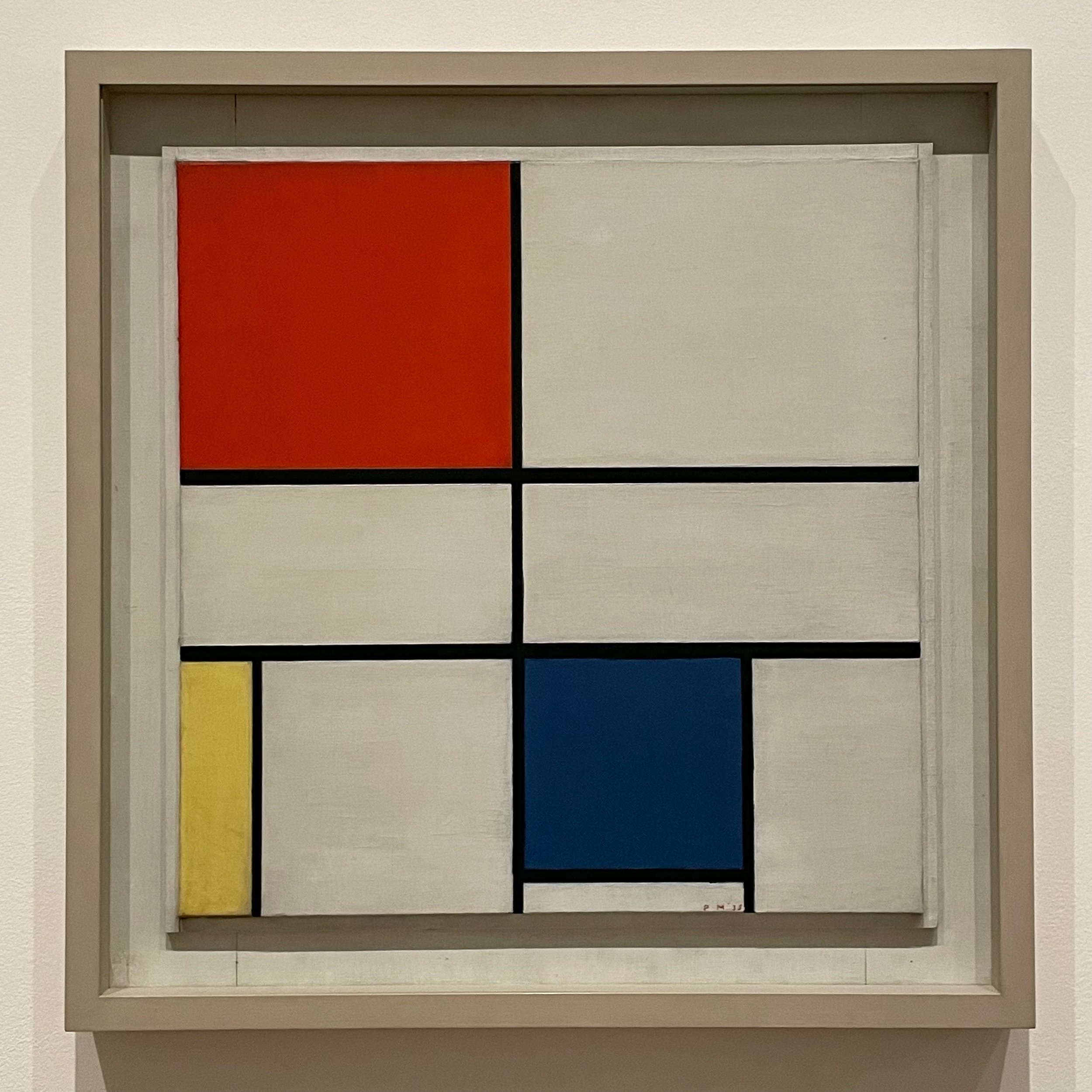 Composition C (No.III) with Red, Yellow and Blue (1935) — London Art ...