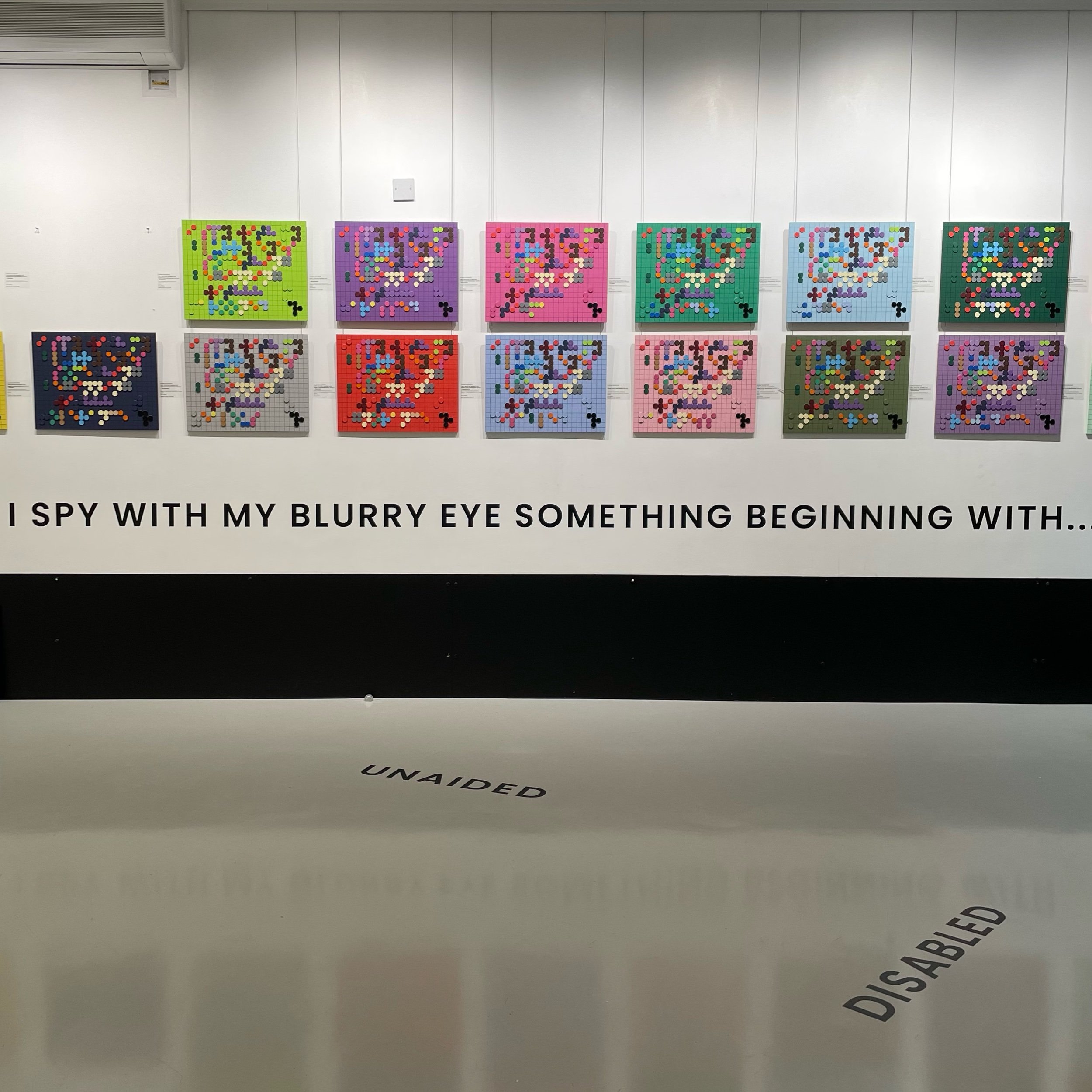 The series of works in the “I Spy” series