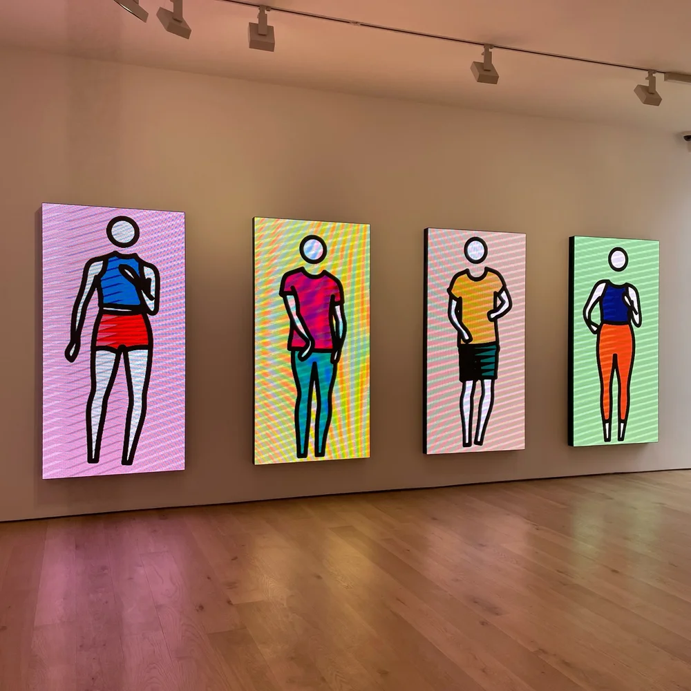 Julian Opie: OP.VR@LISSON/London (Review) — London Art Roundup