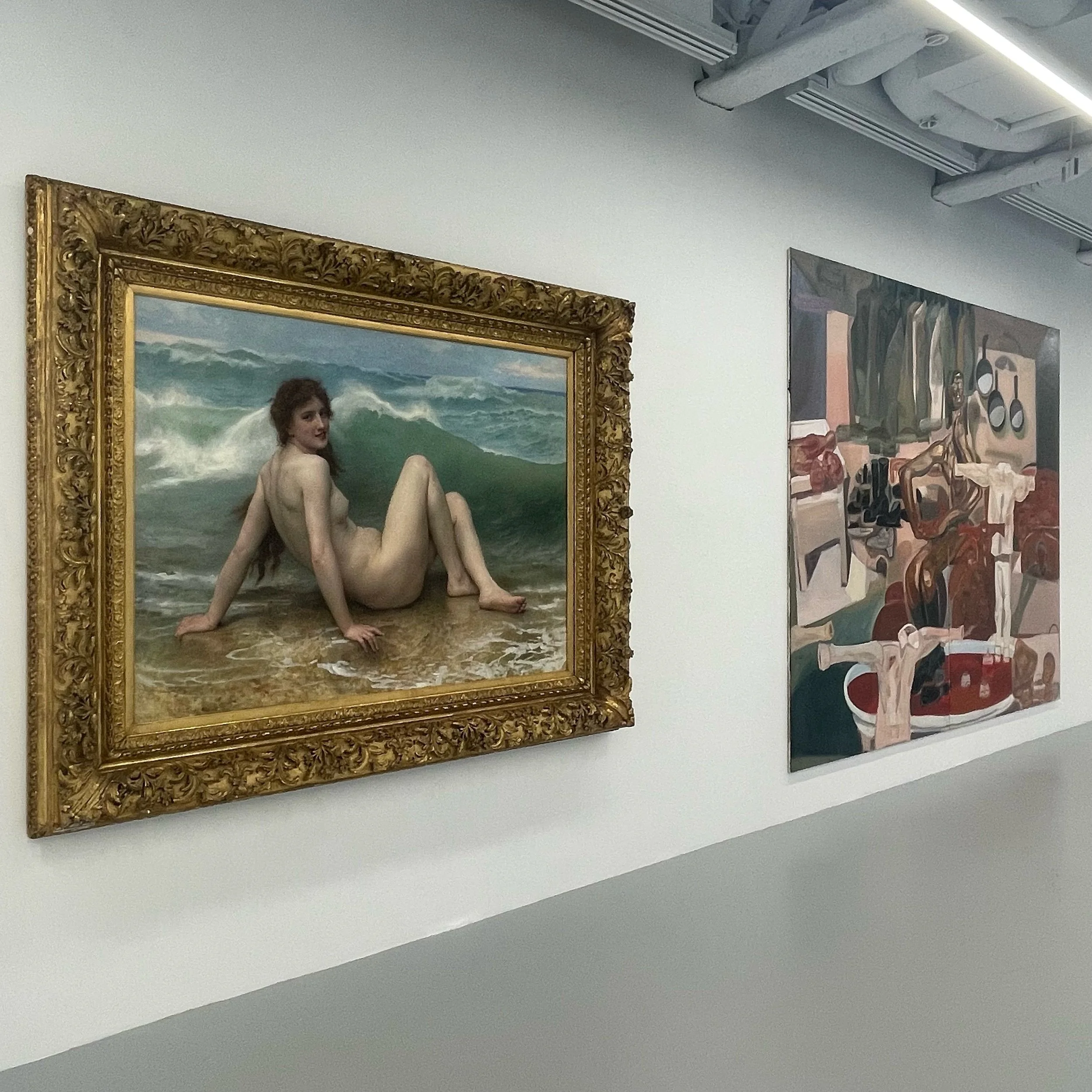 William-Adolphe Bouguereau (L), Tesfaye Urgessa (R)