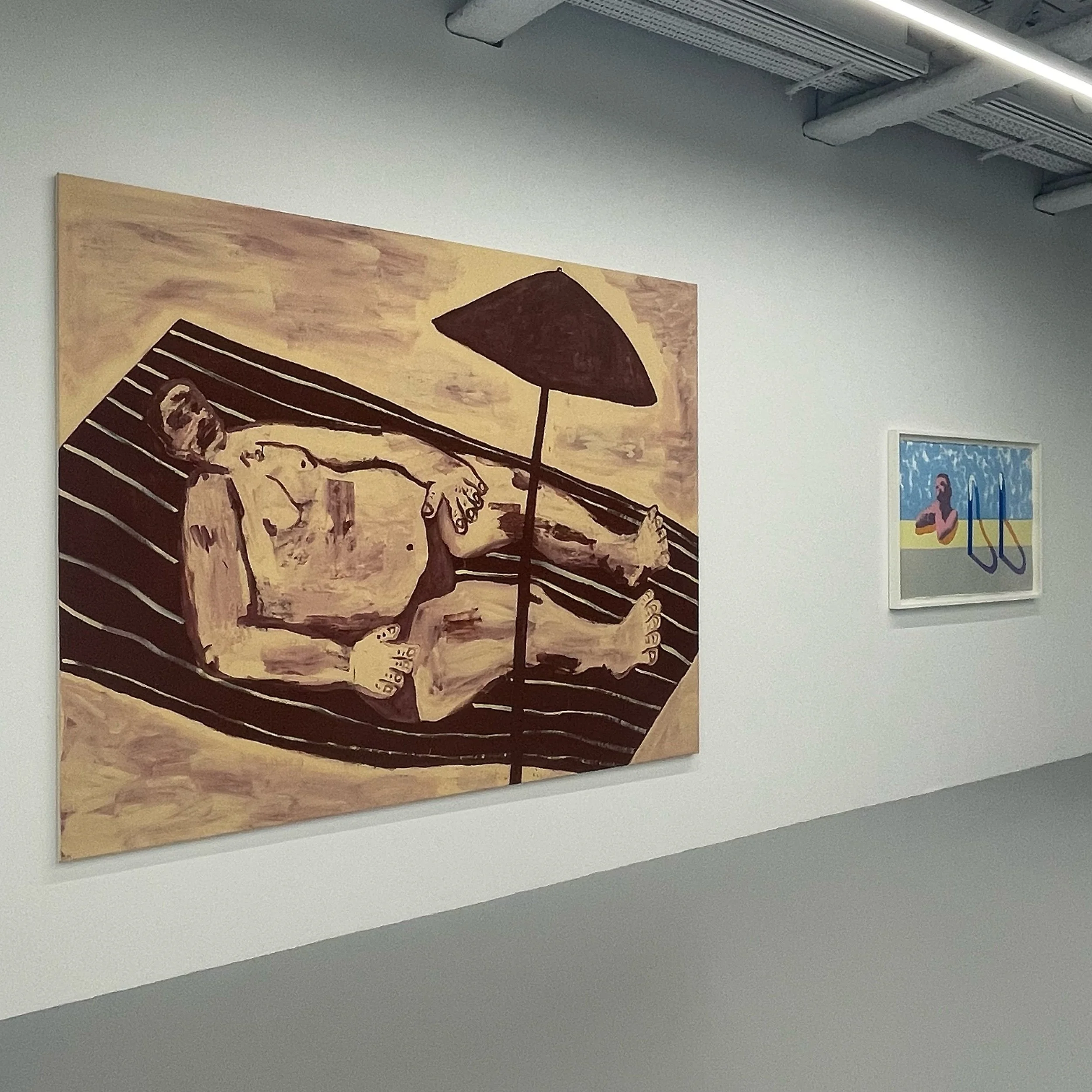 Kottie Paloma (L), David Hockney (R)