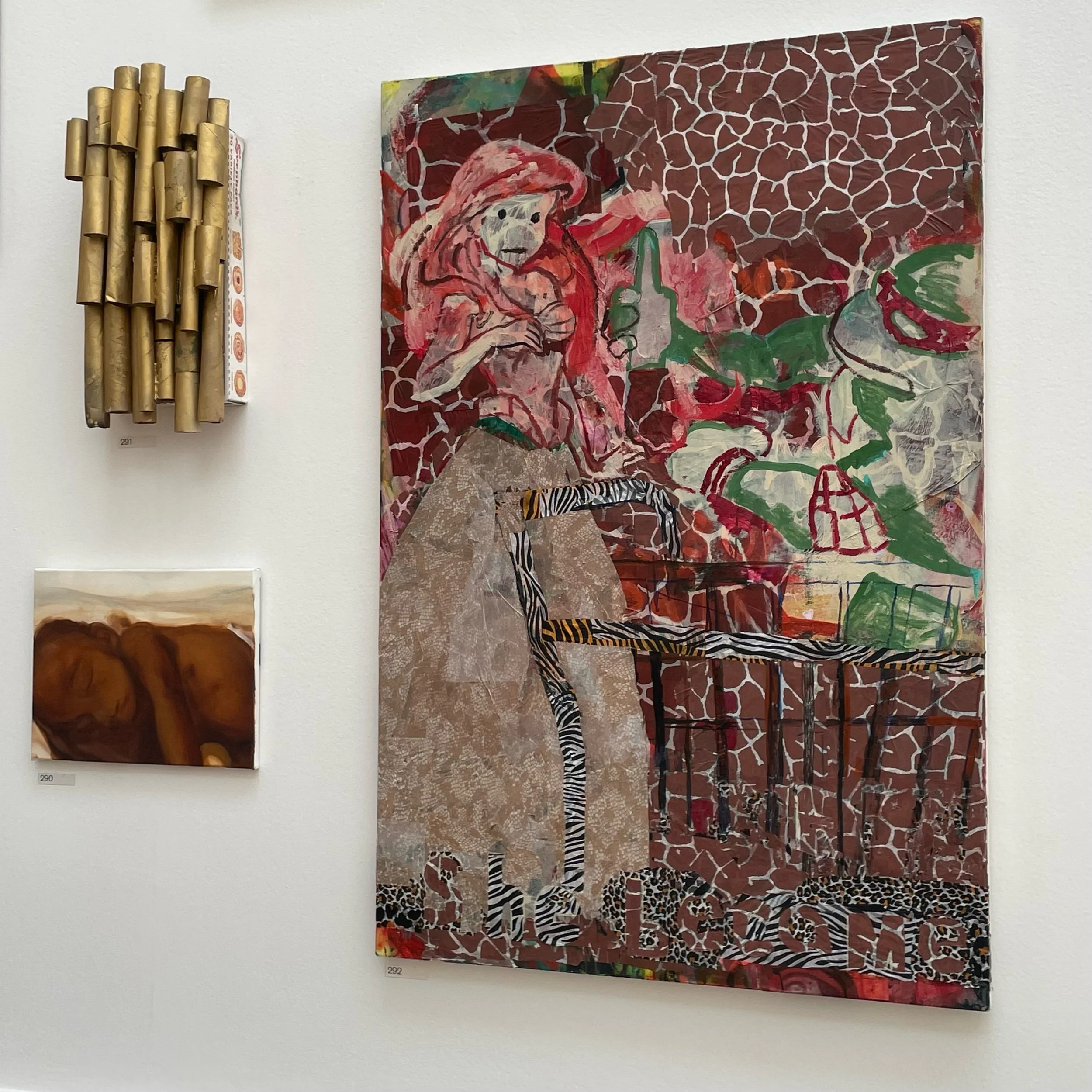 Henry Taylor (loo rolls), Sabrina Shah (R), Sikelela Owen (bottom)